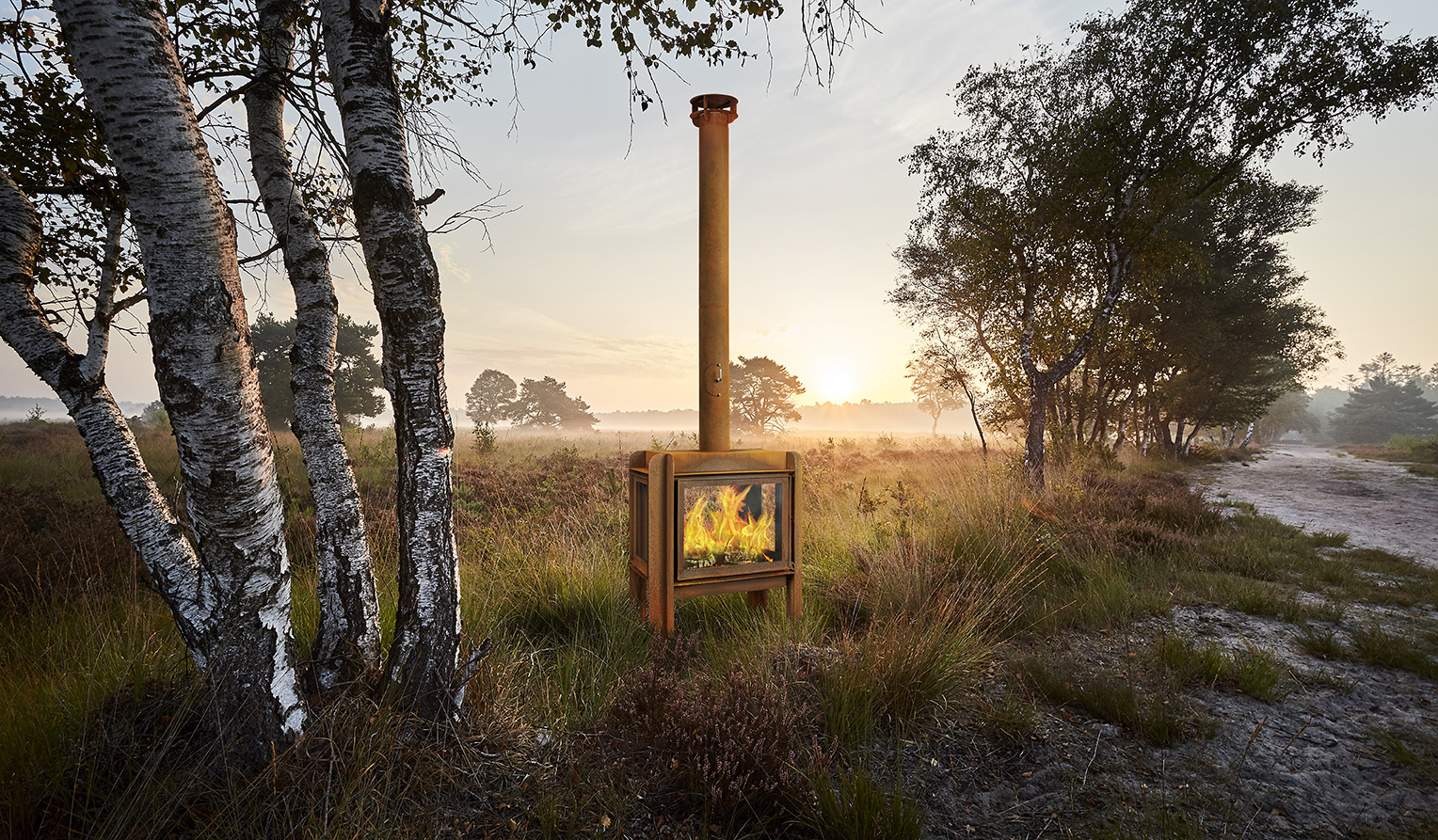 Außenkamin Fennek 80 rb73 Außenkamin Fennek 80 rb73