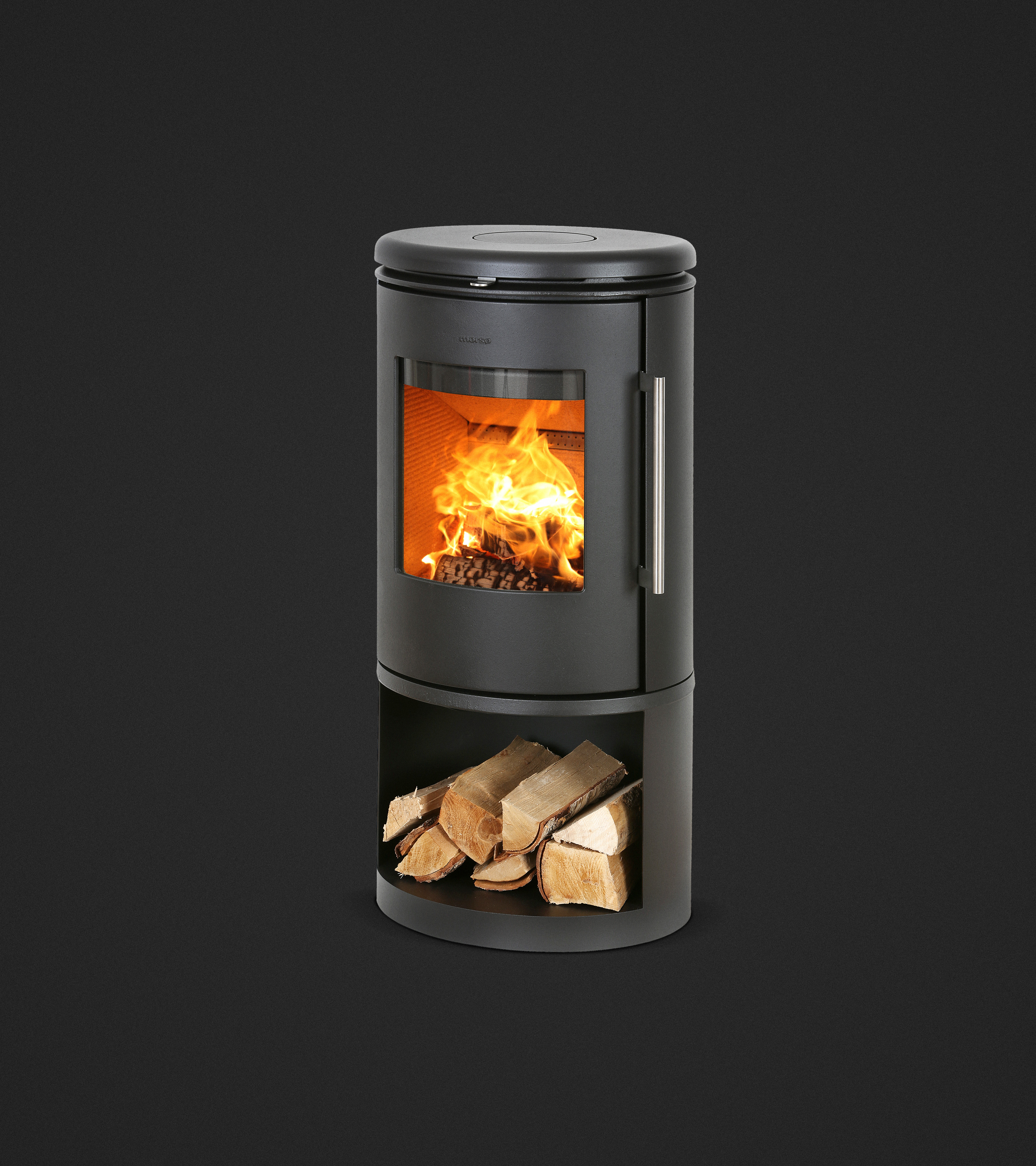 Kaminofen morsø 6843 mit Holzfach