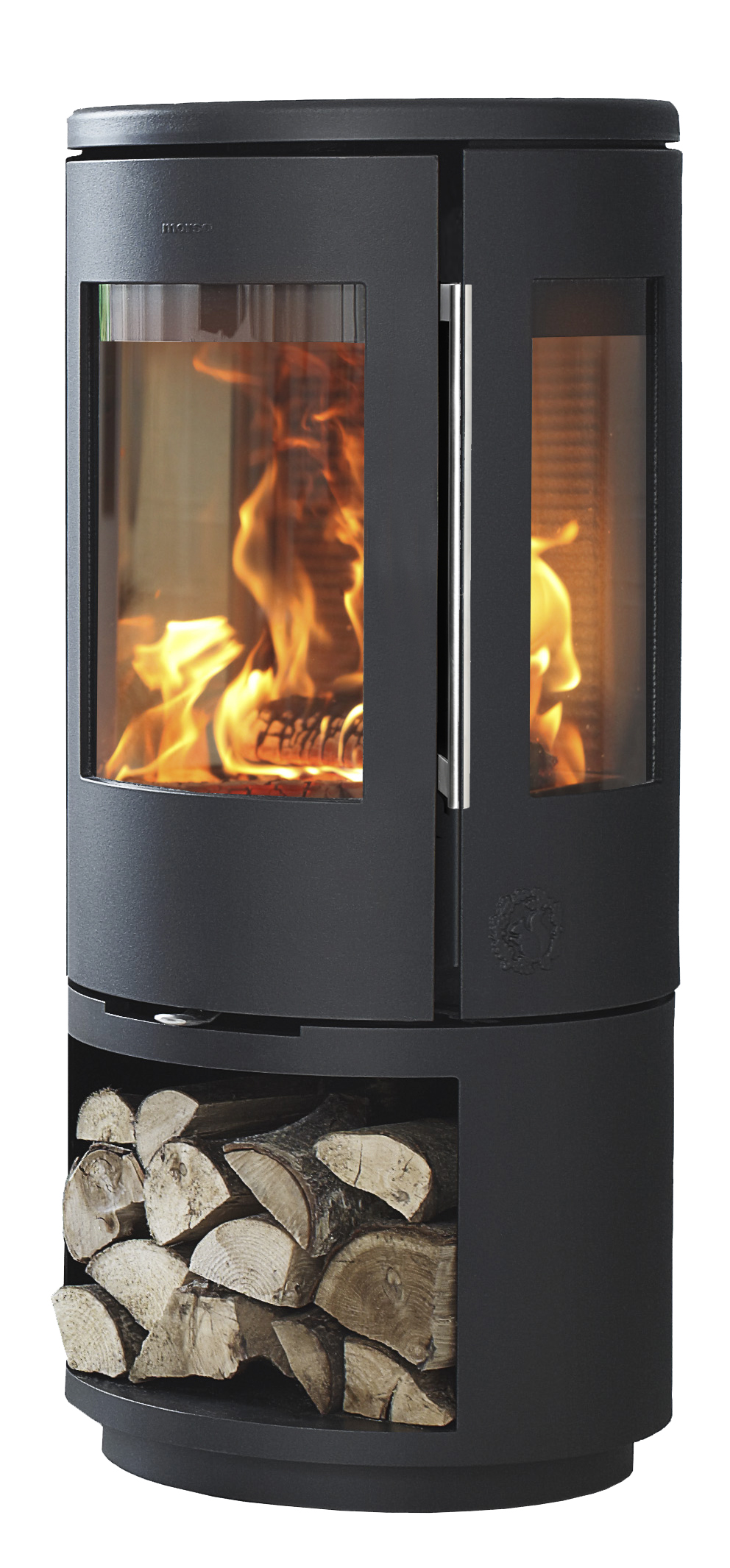 Kaminofen morsø 7443 mit Holzfach