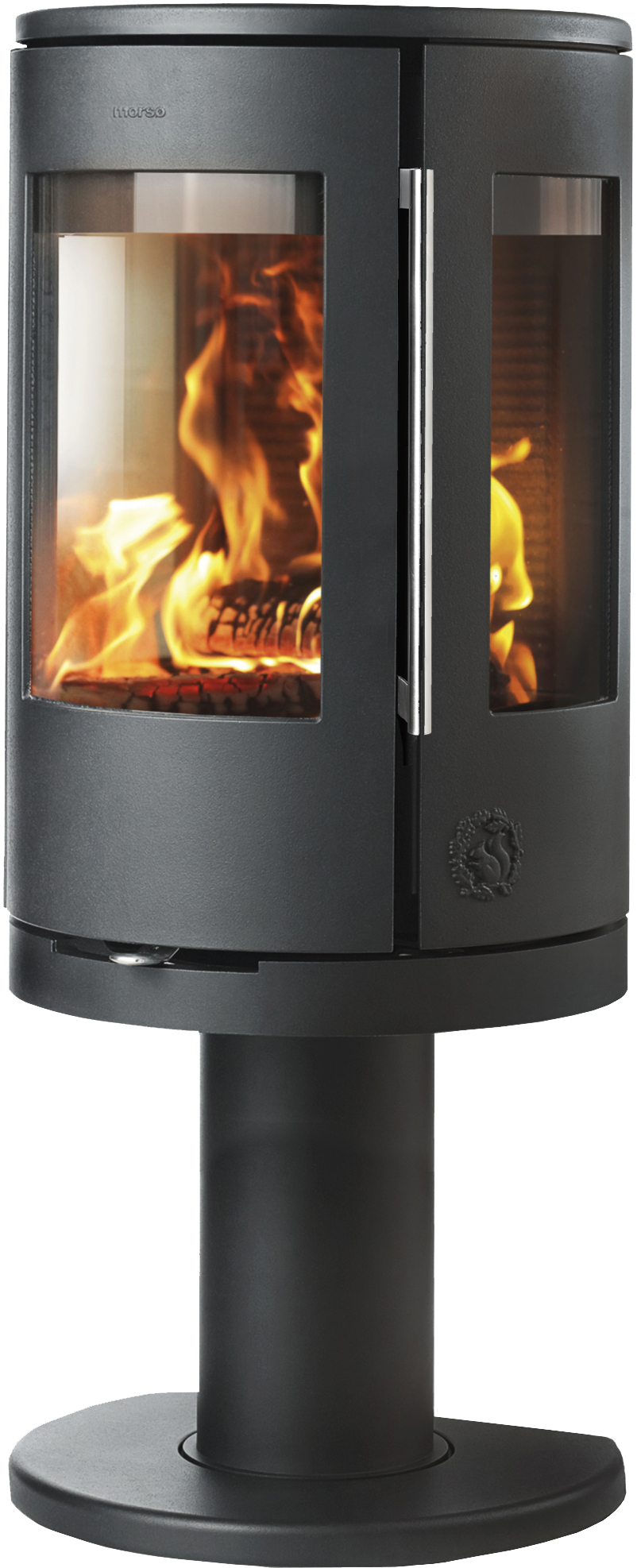Kaminofen morsø 7449  mit Säulenpodest