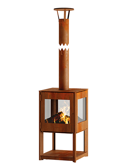 CUBIS - Holzofen für den Außenbereich CUBIS - Holzofen für den Außenbereich