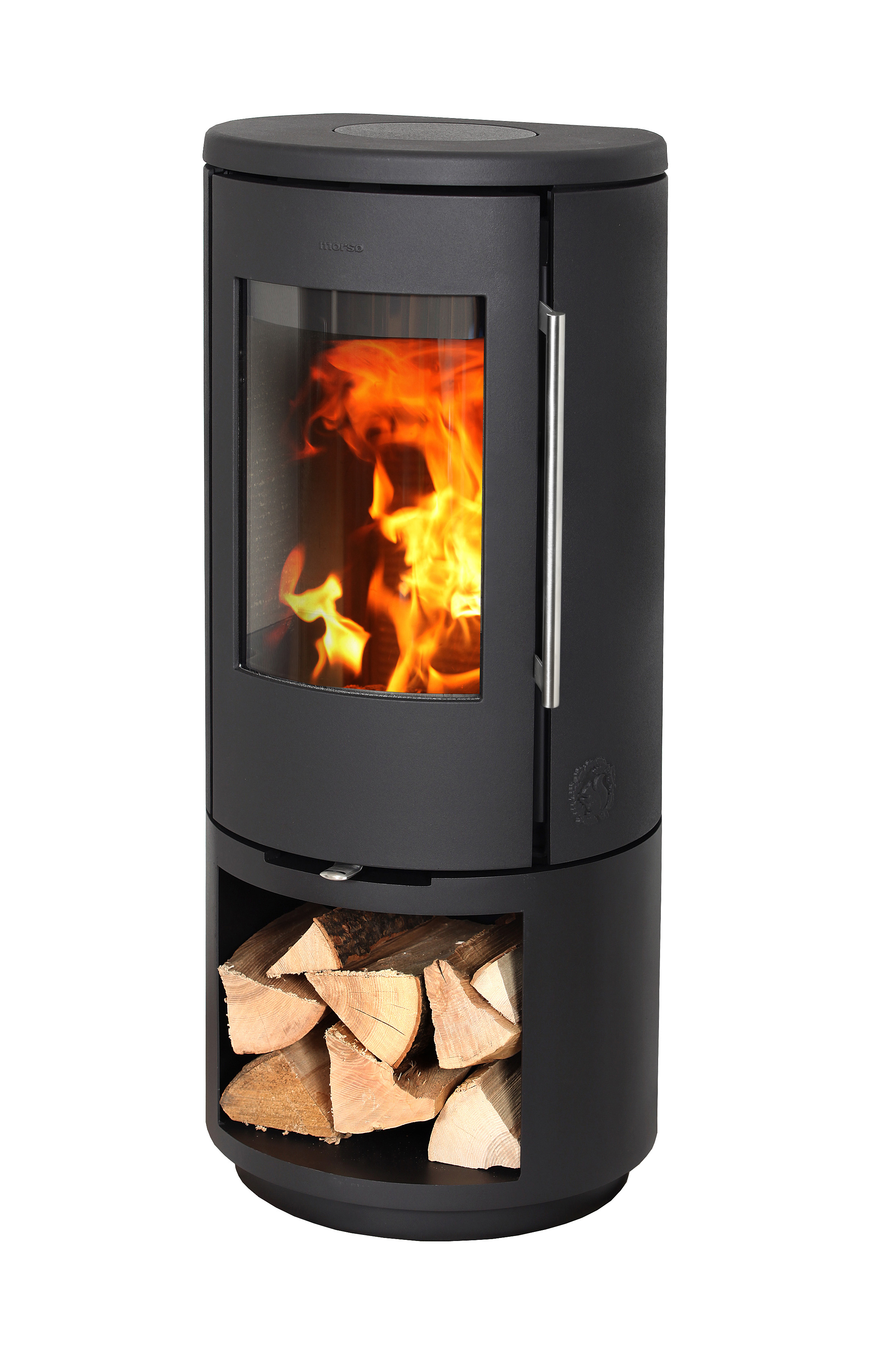 Kaminofen morsø 7343 mit Holzfach